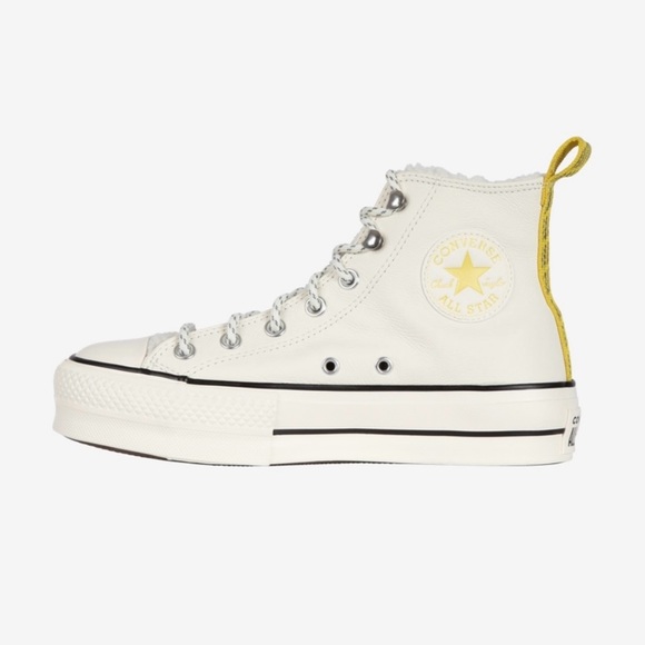 Converse Shoes - Size 8 Converse All Star Lift HI A05062C Women Egret Bitter Lemon A05062C